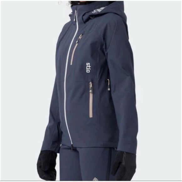STIO Jackets & Blazers - NWT STIO Womens Environ Hooded Ski Snowboard Jacket Black Size Medium